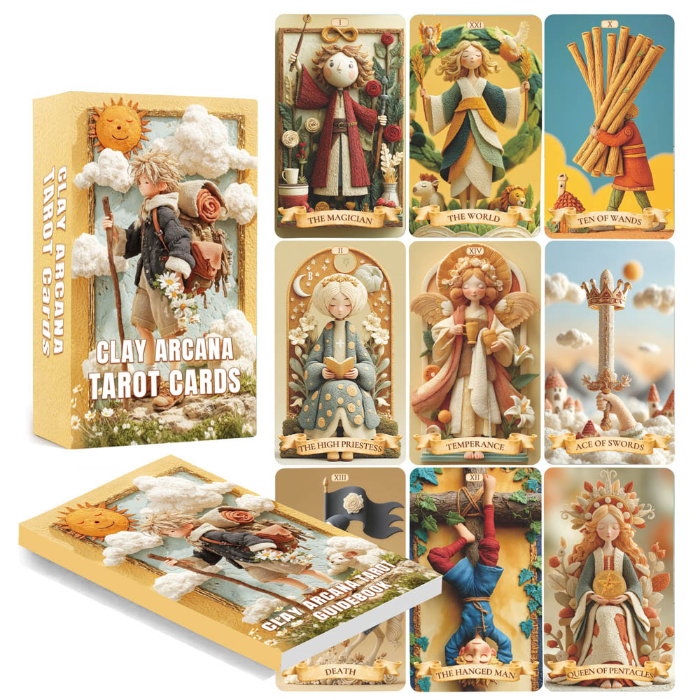 78 Tarot Cards Set, 13x8 Cm Th - Tarot Deck With Guidebook review and price