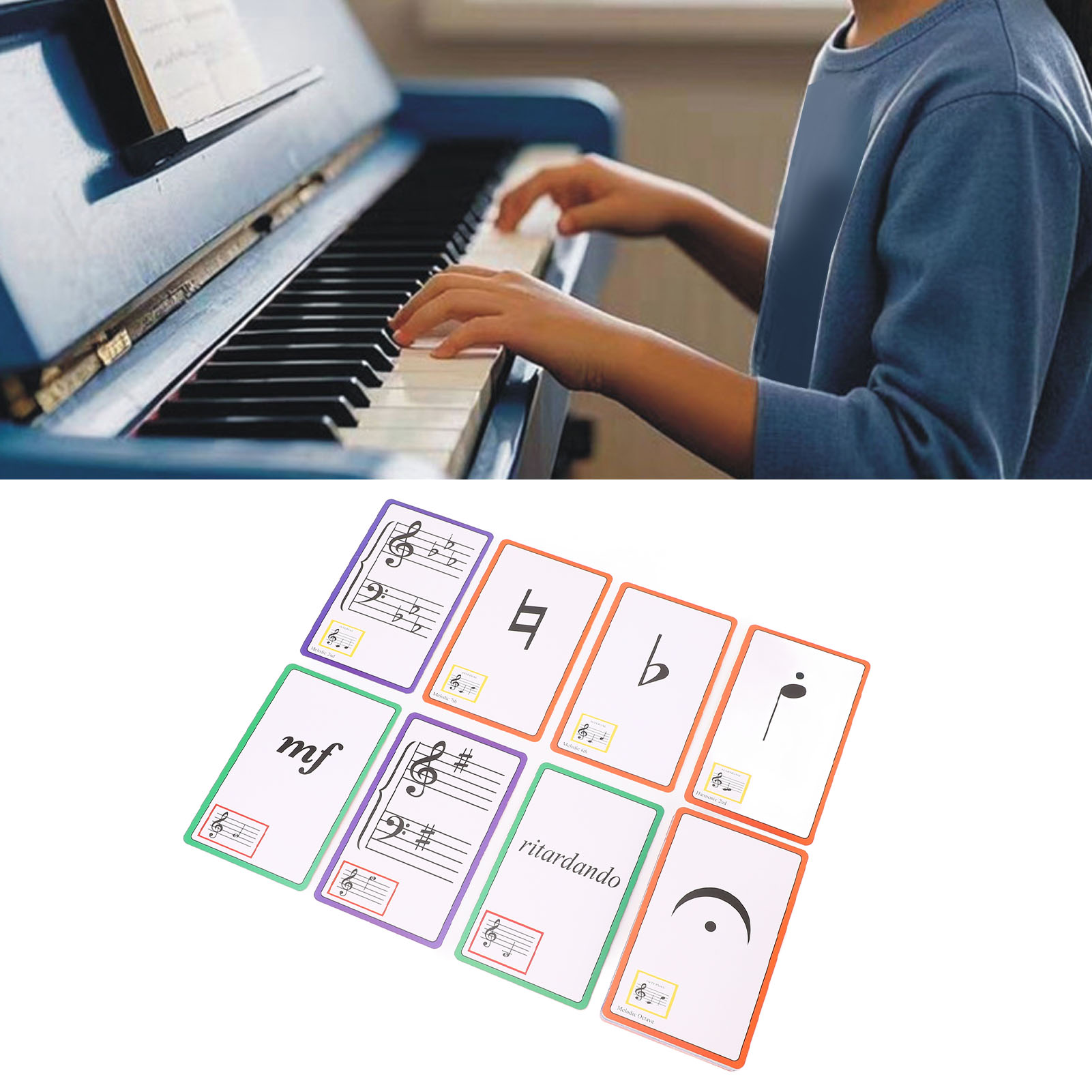 Music Flash Cards Color Coded  - Blank Sheet Music Notebook review and price