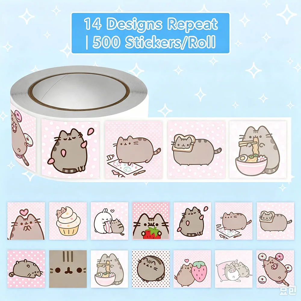 Hou 500pcs Pusheen Cartoon Cat - Books review and price