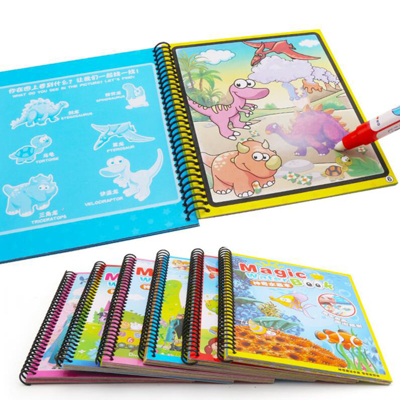 Reusable Painting Magic Water  - Reusable Water Magic Coloring Book review and price