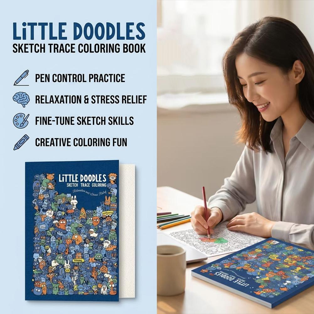 Sketch Trace Coloring Book Lit - Adult Coloring Book Stress Relief review and price