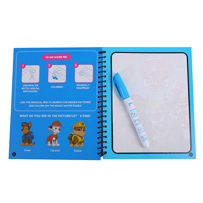 Paw Patrol Reusable Magic Wate - Reusable Water Magic Coloring Book review and price